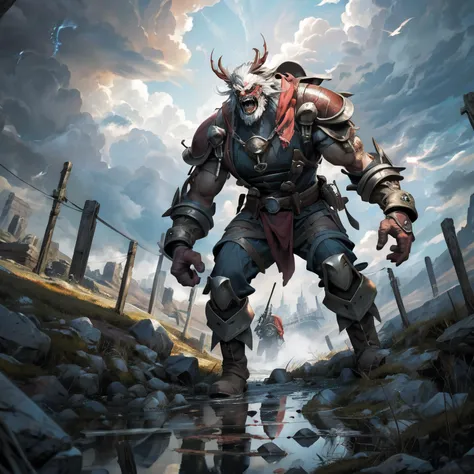Make his fight on the hill in the early day Constant chill deep inside Shouting gun, on they run through the endless grey On they fight, for the right, yes, but who's to say? For a hill, men would kill, why? They do not know Stiffened wounds test their pride Men of five, still alive through the raging glow Gone insane from the pain that they surely know For whom the bell tolls Time marches on For whom the bell tolls