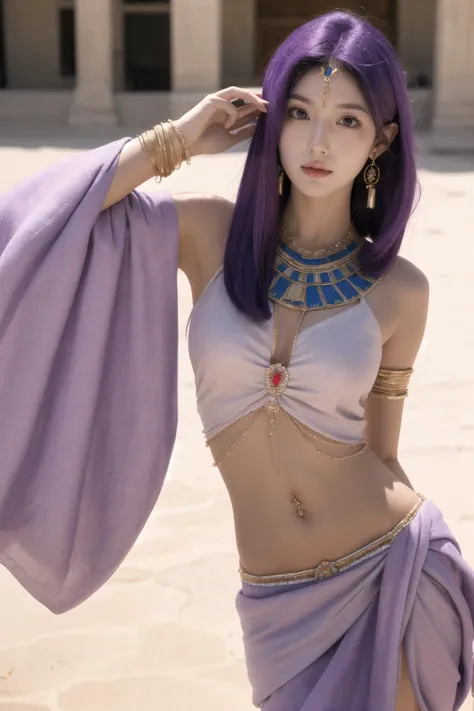 concept art, Indian girl, blue eyes, small chest, wearing sexy lehenga, small long lite purple hair,  hips,  look at viewer, shy blush face, sexual expression,  sexy, bare shoulder, wet dress, wet body, ((nipple's)), unconcerned, NSFW, quality, in the street, sleeping, legs spread, ((legs spread)), loli, contrast, dark,