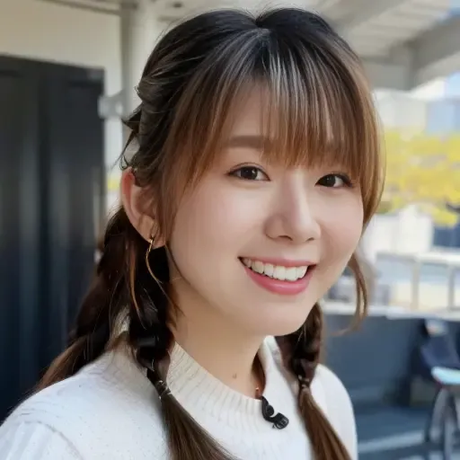 erica,tvb,kawaii, instagram, artist, 8k,
photorealistic, double braid, long hair, best quality, depth of field, detailed face, face focus, shiny skin, blurry background, slim body, close up, front view, looking at viewer, laugh