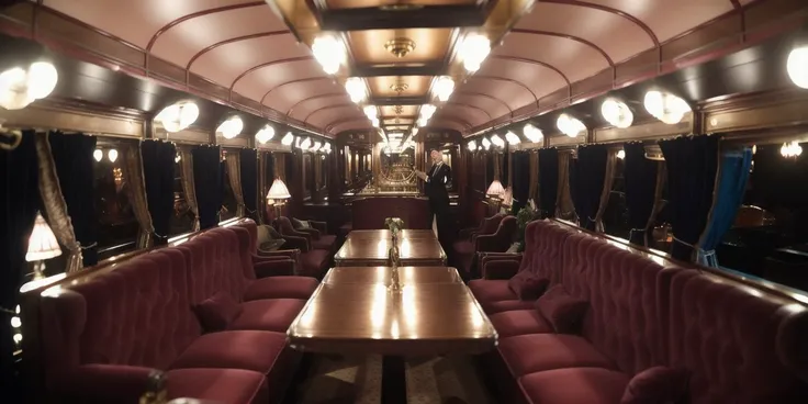 <lyco:Joan Fontaine-v1.0:0> <lyco:orient express-v1.0> orient express piano bar, film grain, sharp, uhd, colorful