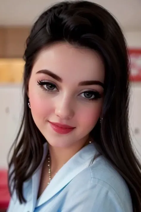 , photo of a woman, (epic) , ((fifties hair, 50s hairstyle, fifties dress, kitchen, home)), smiling, (lipstick, blush, eye shadow), ((best quality, masterpiece, extreme details, high resolution):1.2),((detailed eyes, beautiful eyes, detailed face, beautiful face):1.2) <lora:alexis-06:0.6>, alexis