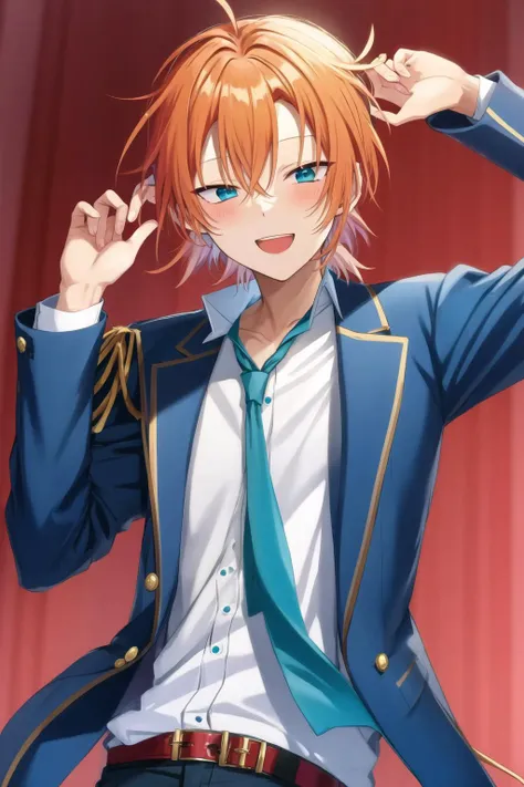 <lora:leo_tsukinaga:0.8>, mesterpice, bestquality, leo_tsukinaga, 1boy, 1boy, 8k, solo,