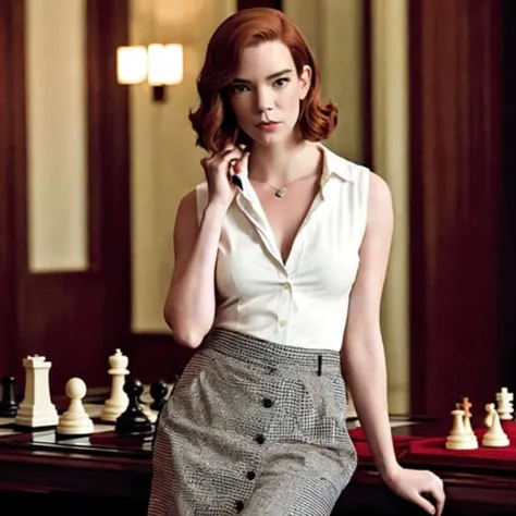 Bethharmon, artistic photography, chess, open shirt
