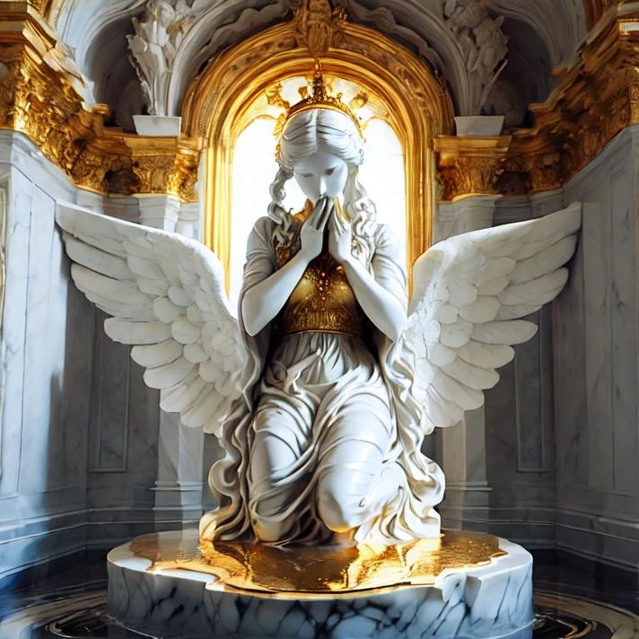 White and Gold Marble - Dream-like Architecture