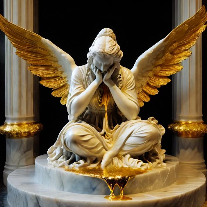 White and Gold Marble - Dream-like Architecture