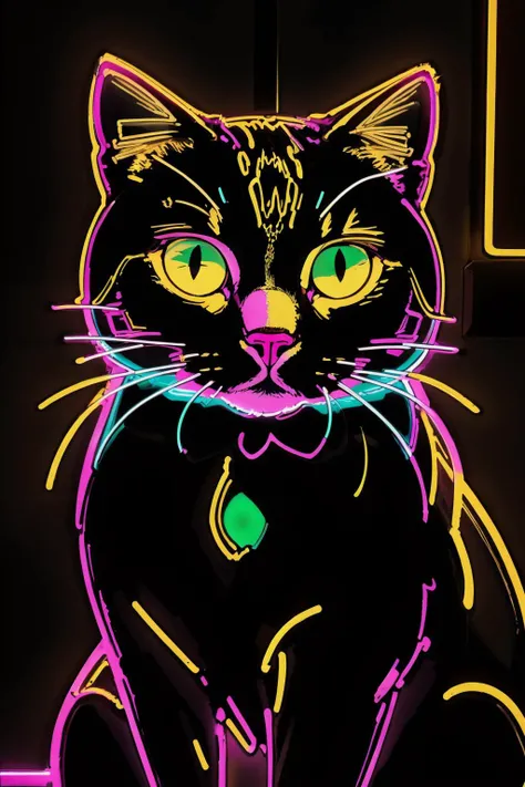 neon_outlines, close up, eyes of a beautiful japanese cat in an office, dark room, jade color theme, 8k resolution <lora:neolin3:1.0> <lora:add_detail:0.25> <lora:realistic:0.25> <lora:waterVFX:0.25>