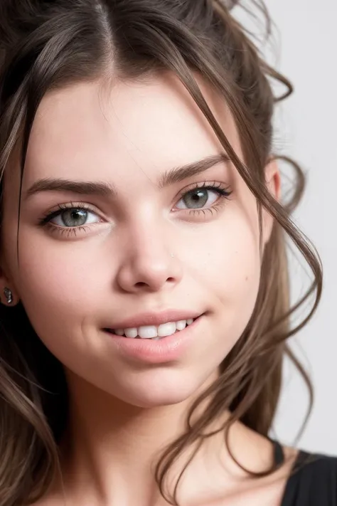 close up, face, smile, Emily01