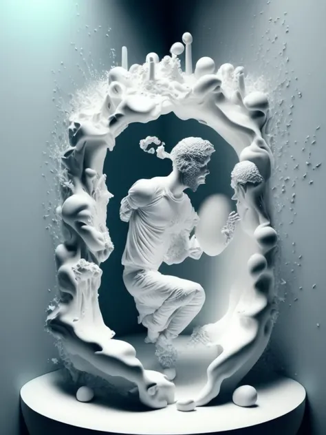 <lora:DanielArsham:1>by Daniel arsham