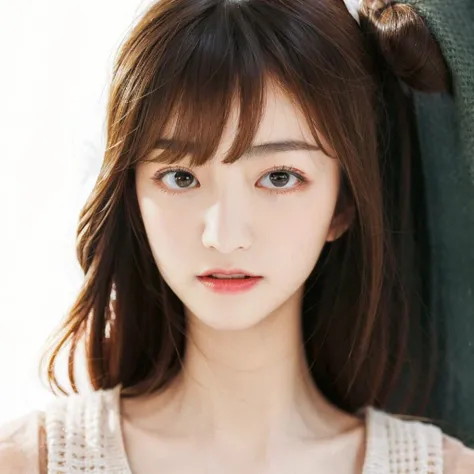 masterpiece, best quality, (photorealistic:1), beautiful lighting, 1girl, bangs, black background,duebass,headx, <lora:qiqi3:1>
