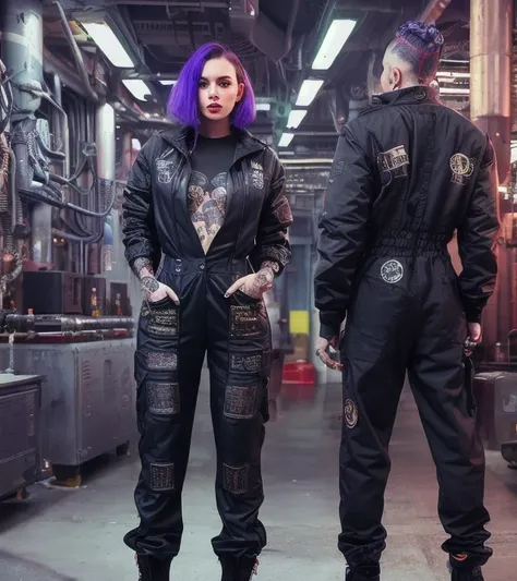 instagram, full body shot photo alternative egirl tattoos
cyberpunk factory (underground) background, flirting and winning
svelte mama wearing tight fashion retro boilersuit, engineering working on an alien artefact
by Robert Hagan and Pascele Campion ultra realistic highly detailed intricate analog style photograph sharp focus on eyes, ultimate clarity cinematic lighting