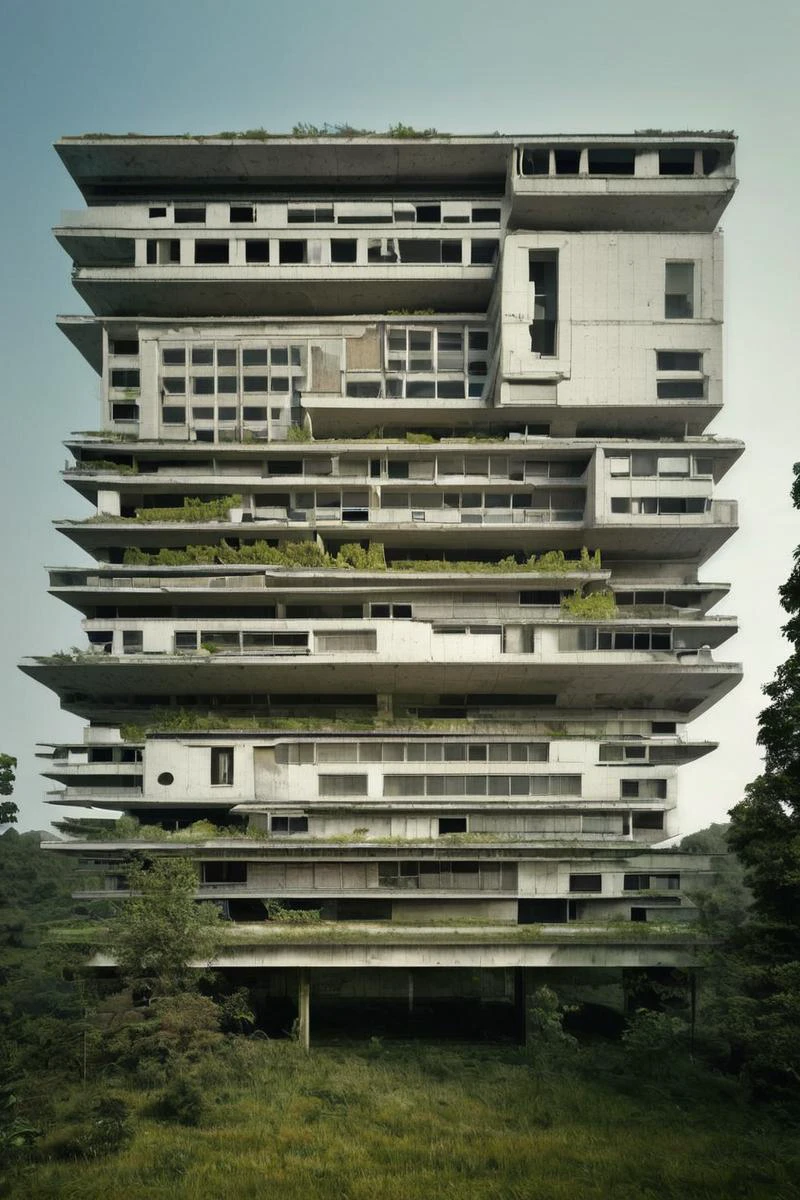zPDXL2, score_9, score_8_up, score_7_up, <lora:AbandonedArchitecture_epoch_10:1>, abandoned buildings,
family house, (overgrown with vegetation, trees:0.4), people exploring, day