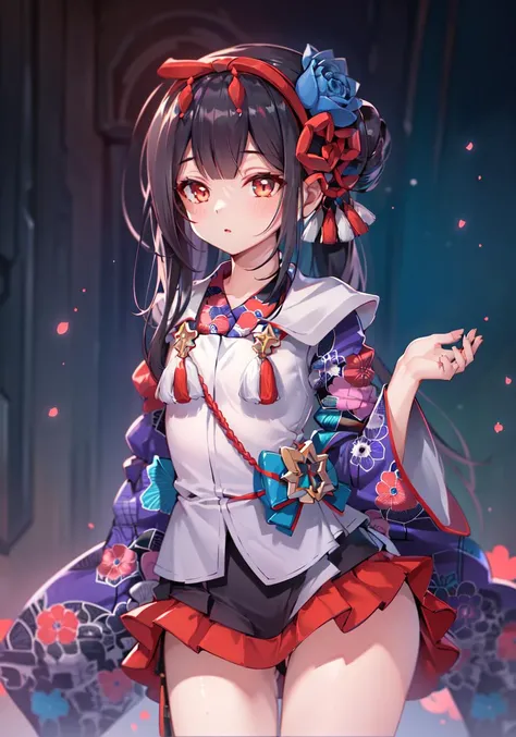 masterpiece, best quality, high resolution,
C3, FinalAscensionOutfit, 1girl, solo, 
 <lora:FateMiyuv1:0.9>