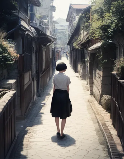 score_9, score_8_up, score_7_up, score_6, score_5, score_4, souce_anime, uncensored, BREAK masterpiece, best quality, very aesthetic, absurdres, <lora:onomichi_passage_ponyDiffusionV6XL_v6_Lion_3660_v1.01:1>, onomichi passage, scenery, road, outdoor,