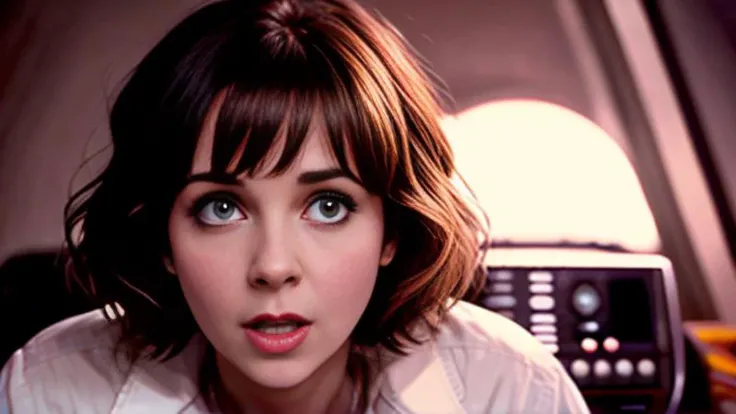 still from a 1980s horror movie, brielastnamesd15 on the telephone, angry, at night