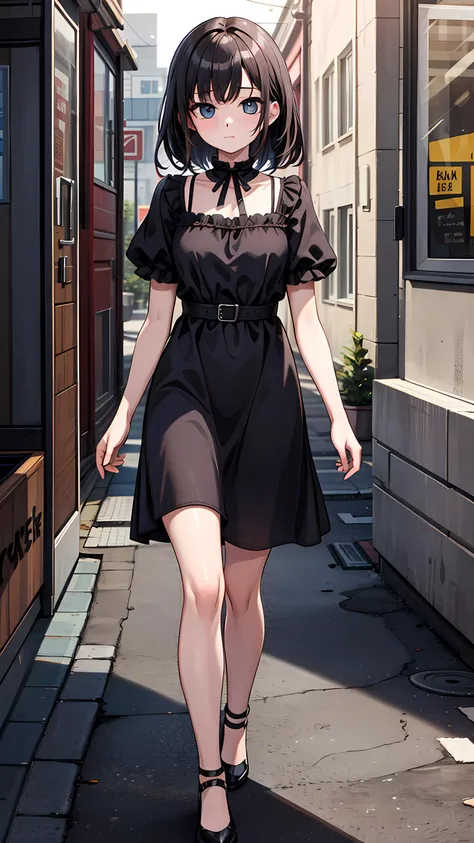 <lora:add_detail:0.3>, (masterpiece), best quality, detailed background, cinematic lighting, outdoors, BREAK 1girl, solo, cute, dress, looking at viewer