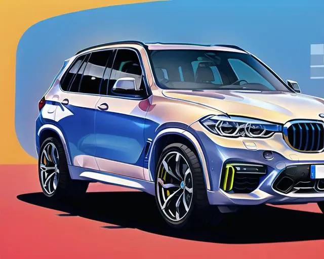 (illustration:1.3),car,bmw x5,
xguang,<lyco:xguangV1-000014:1.3>