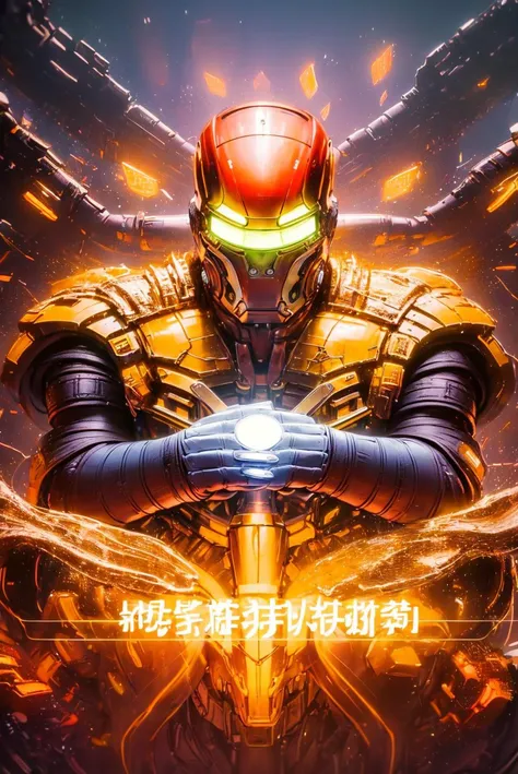 <lora:majisbpk:1>,majisbpk,Iron Man,dramatic lighting,light