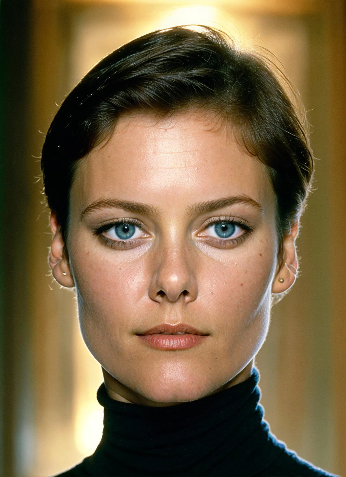 A stunning intricate full color portrait of (sks woman:1), wearing a black turtleneck, epic character composition, sharp focus, natural lighting, f2, 35mm, film grain,
Smirk, machine face, fine details, realistic shaded, intricate, elegant,
<lora:locon_perfecteyes_v1_from_v1_64_32:0.2> perfecteyes,
(metart), best quality, ultra high res, 8K, raw,
(highly detailed skin:1.2),, <lora:locon_careylowell_v1_from_v1_64_32:0.7> <lora:lora-small-carey-lowell-v1:0.65>