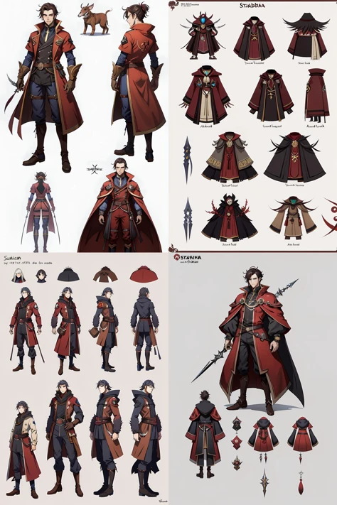character concept art in the style of sebastian bakala