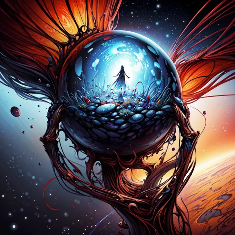 free self-expression regarding Thumbelina monster
abstract dream, space, intricate, grand scale, alone, cinematic film still, insane detail, sharp focus, depth of field, realistic lighting, (realistic perspective), complex, (multiple subjects), 4k HDR,<lora:add_detail:0.5>,<lora:more_details:0.25>,<lora:20230530123038:0.25>,