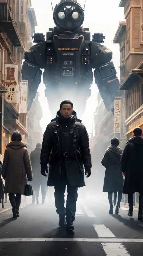 8k,masterpiece,best quality, science fiction, future style \(module\),steampunk, landscape,Mysterious and Steel Cold, crowding street, stars sky, a small aerobat, and universe in the sky, empty, (street view),people,cars,shopping,festival, smoking, cure happy, activity,sunny,cellphone, robots,abstract dream, space, intricate, grand scale, alone, cinematic film still, insane detail, sharp focus, depth of field, realistic lighting, (realistic perspective), complex, (multiple subjects), 4k HDR,use your imagination, evenly mix females and males of all ages and races in same proportions, (Asians) and Europeans and Africans and Latinos, don't forget to add some kids and (((old) people)), all faces and pictures must be different, use all spectre of your different emotions from happiness to anger, do what you want and how you want,