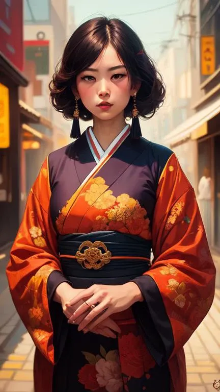 japanese style art by casey weldon and martine johana, rich colors, intricate, elegant, highly detailed, centered, digital painting, artstation, concept art, smooth, sharp focus, illustration