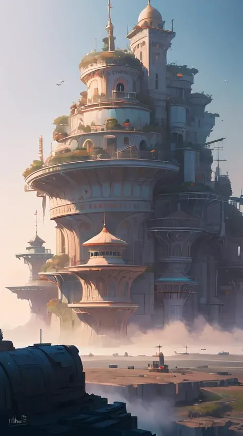 grounded camera low angle arabian marketplace skyup vivid tissu color fabric jungle dirt wall fortress digital painting, artstation, concept art, sharp focus, illustration, cinematic lighting, art by artgerm and greg rutkowski and alphonse mucha that looks like it is from borderlands and by feng zhu and loish and laurie greasley, victo ngai, andreas rocha, john harris