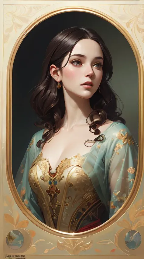Painting of Terra Branford, intricate, elegant, highly detailed, digital painting, artstation, concept art, smooth, sharp focus, illustration, art by Krenz Cushart and Artem Demura and alphonse mucha