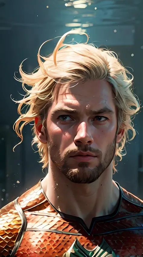 Boris Johnson as Aquaman by Zack Snyder, realistic portrait, symmetrical, highly detailed, digital painting, artstation, concept art, smooth, sharp focus, illustration, cinematic lighting, art by artgerm and greg rutkowski and alphonse mucha