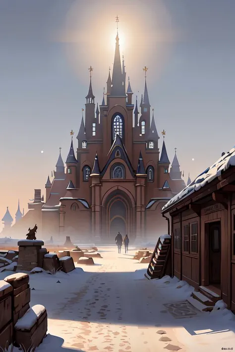 findeth; and to him that knocketh it shall be opened., Gloomhaven, matte painting concept art, art nouveau, beautifully backlit, swirly vibrant color lines, fantastically gaudy, aesthetic octane render, 8K HD Resolution