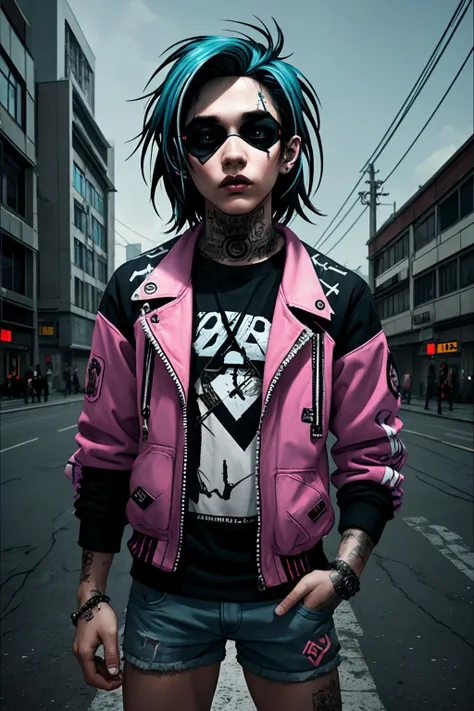 randompunk man <lora:randompunk:0.4>