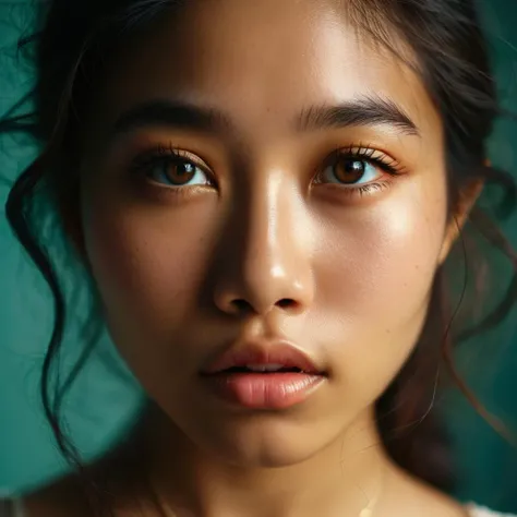 cinematic still A close up shot of an 18 y.o Malaysian-Thai woman ,highly detailed skin with hair . emotional, harmonious, vignette, 4k epic detailed, shot on kodak, 35mm photo, sharp focus, high budget, cinemascope, moody, epic, gorgeous, film grain, grainy, A close up shot of an 18 y.o Malaysian-Thai woman,highly detailed skin with hair, optimistic colors, dramatic light, cinematic, highly coherent, sharp focus, beautiful, perfect, very intricate, innocent, confident, inspired, color, illuminated, romantic, pretty, attractive, deep background, enhanced, loving, delicate, amazing, symmetry, great composition