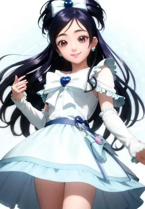 <lora:Pretty_Cure:0.8>, Yukishiro_Honoka, 1girl, smile, (magical, magnificent, masterpiece:1.3)