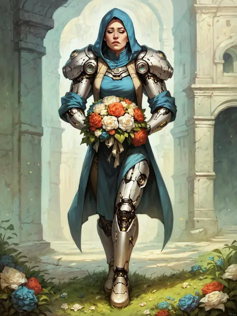 score_9, score_8_up, score_7_up, rating_safe,
[ mage : female templar, hood : 0.4 ],
[ sturdy : beautiful, grieving : 0.3 ],
bouquet,
Cybertron,
<lora:Oil Painting Sharp Style LoRA_Pony XL v6:0.7>