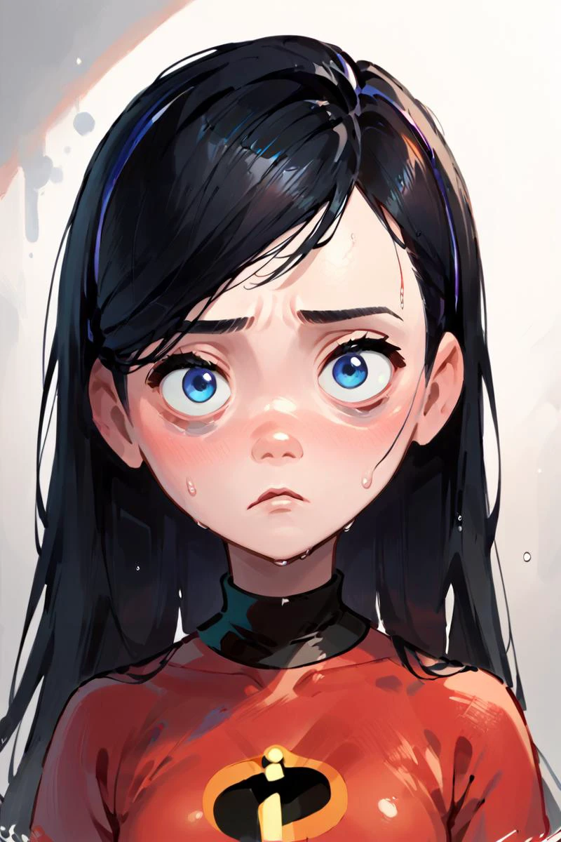 score_9,score_8_up,score_7_up,score_6_up,score_5_up,score_4_up,
1girl, solo, violetparr, female, black hair, blue eyes, small breasts, dead stare, cold stare, tired eyes, looking at viewer, close up,
<lora:StS_detail_slider_v1:1>
<lora:Expressive_H:1>
<lora:VioletParrXL:1>
<lora:Ink Style SDXL_LoRA_20r_10e_14i_nr32_a16_Pony Diffusion V6 XL:0.8>