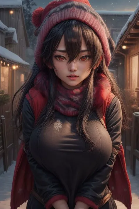 <lora:akameV1:0.1> <lora:add_detail:1> <lora:LowRA:0.2>
(best quality),
big head, face confused,
(akame wearing a winter outfit in a village:1.40),
(huge breasts:1.30),
portrait
colorful, vivid colors
