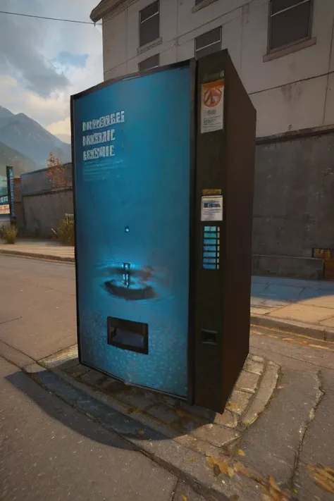 (masterpiece, best quality:1.2), <lyco:hl2_vendingmachine-10:0.8>, hl2vendingmachine, no humans, mountains