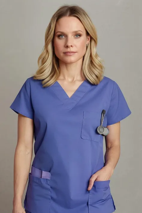 headshot, nurse in scrubs, at hospital, soft colors, masterpiece, high quality, (high detailed skin:1.1)
<lora:kristen_bell_lora_v01:1> 80ktbl