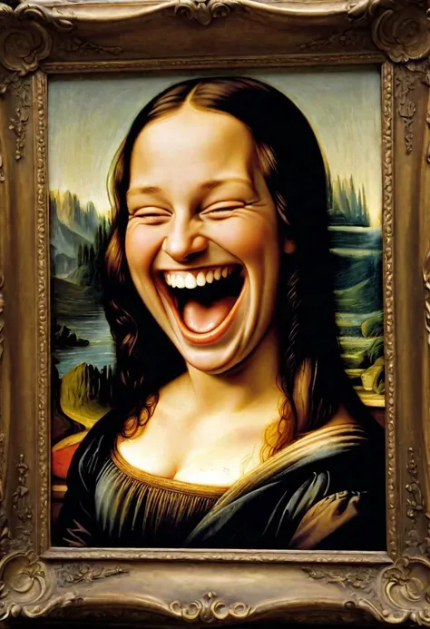 maniacal laughter, Mona Lisa