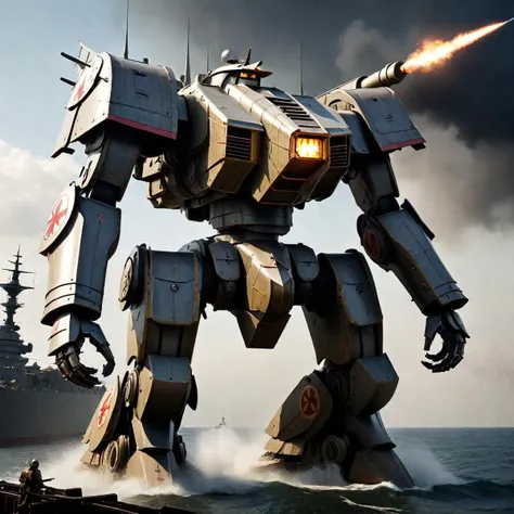 Raw photo, knight battle mech, inspired by german WW2 battleships, german Reich symbolics
Seed: 2848551297, Dimensions: 1024x1024, Sampler: ddim, Inference Steps: 35, Guidance Scale: 7, Model: lunamia4, VAE: sdxl_vae, Negative Prompt: Monochromatic, blurry and fuzzy, chaos, compositional disorganisation, simple perspective, collage, distorted or deformed, (phantom limbs)+, bad anatomy, perfect skin+, cartoon rendering 3d doll, (additional limbs)+, (deformed or partially rendered face, deformed or partially rendered eyes, deformed or partially rendered hand gestures)+, broken geometry, cropped text watermark signature logo copyright artifacts noise, low resolution, partially rendered objects, deformed eyeballs, Lora Model: loraXL/SDXLHighDetail,loraXL/FaeStyle, Lora Strength: 0.5,0.5