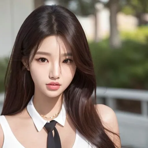 best quality, kpop idol, ultra high res, (photorealistic:1.4), 1girl,solo, full lips, a sultry gaze, high school uniform, She has a toned and fit physique, and carry themselves with poise and grace. Her clothing and style might be fashionable and tasteful, accentuating their best features while maintaining a sense of class and elegance.