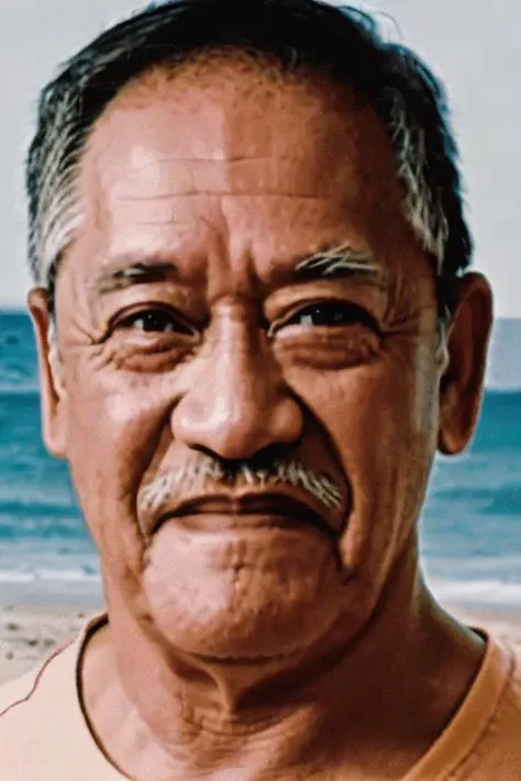 photo of a (men),old man, full body,  50 years old, serious look ,standing at (beach), portrait photo, (closeup:1.2)
 <lora:wuma_20230625004629:0.8>