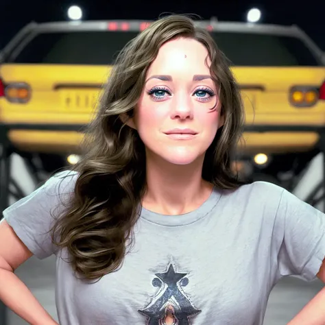 a professional full body photograph of marion_cotillard, <lora:marion_01_768_343samples:1>,long brunette hair, t-shirt and jeans, (smiling:0.5),
