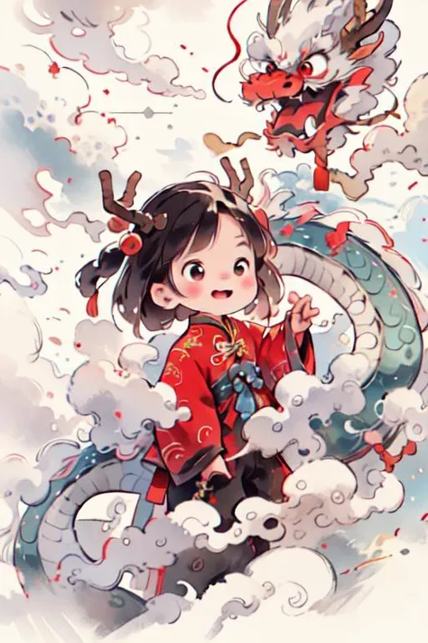 masterpiece,ultra detail,best quality,Chinese dragon,cloud,floating air,sky,flying sky,face only,close up, <lora:Ink Painting_20231021234143:1>