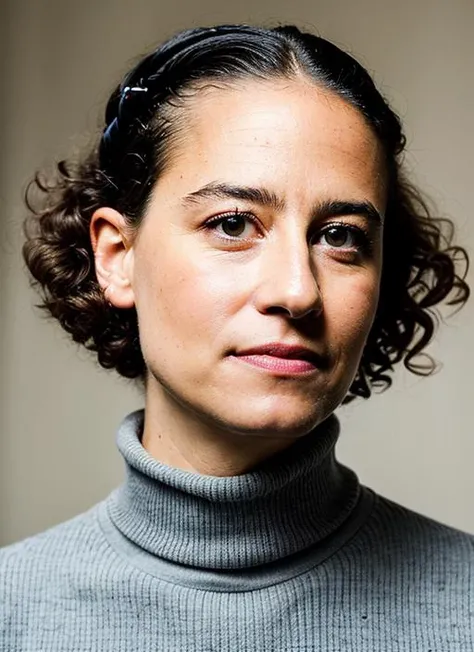 portrait of sks woman, in Amsterdam, at the Anne Frank House, style by Flora Borsi, perfect haircut, Turtleneck sweater and corduroy pants, by Guy Bourdin, epic character composition,
<lora:locon_perfecteyes_v1_from_v1_64_32:0.25>, perfecteyes
<lora:locon_perfectsmile_v1_from_v1_64_32:0.1>, (perfectsmile:0.7)
<lora:add_detail:0.7> <lora:locon_ilanaglazer_v1_from_v1_64_32:1>