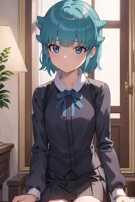 momokanishizawa, <lora:momoka nishizawa movie-lora-nochekaiser:1>,
momoka nishizawa, short hair, bangs, blue hair, blue eyes,
BREAK skirt, thighhighs, long sleeves, bow, black thighhighs, bowtie, black skirt, vest, zettai ryouiki,
BREAK outdoors,
BREAK looking at viewer, dynamic pose,
BREAK <lyco:GoodHands-beta2:1>, (masterpiece:1.2), best quality, high resolution, unity 8k wallpaper, (illustration:0.8), (beautiful detailed eyes:1.6), extremely detailed face, perfect lighting, extremely detailed CG, (perfect hands, perfect anatomy),