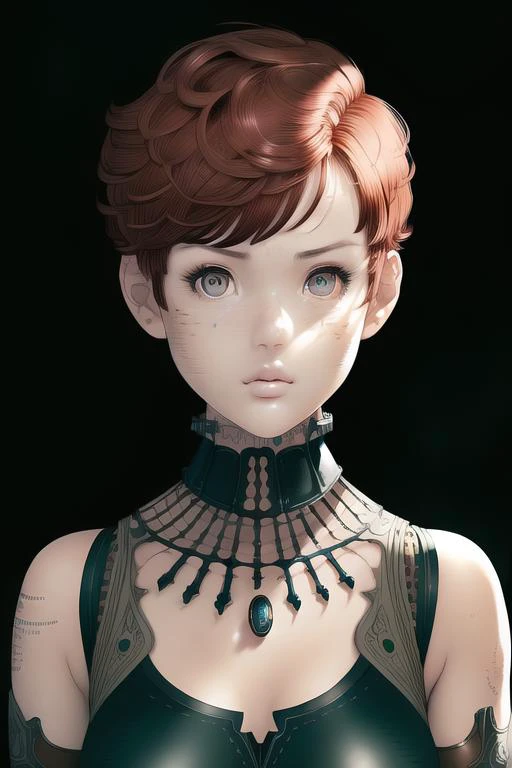 <lora:KuroimoriOffsetStyle:1>, proportional eyes, (realistic:1.5), extremely detailed, hyper detailed, soft lighting, detailed background, extreme detail background, sharp details, beautiful face, symmetrical eyes, short red hair, short hair, red hair, green eyes, woman, high quality, (full body:1.3),