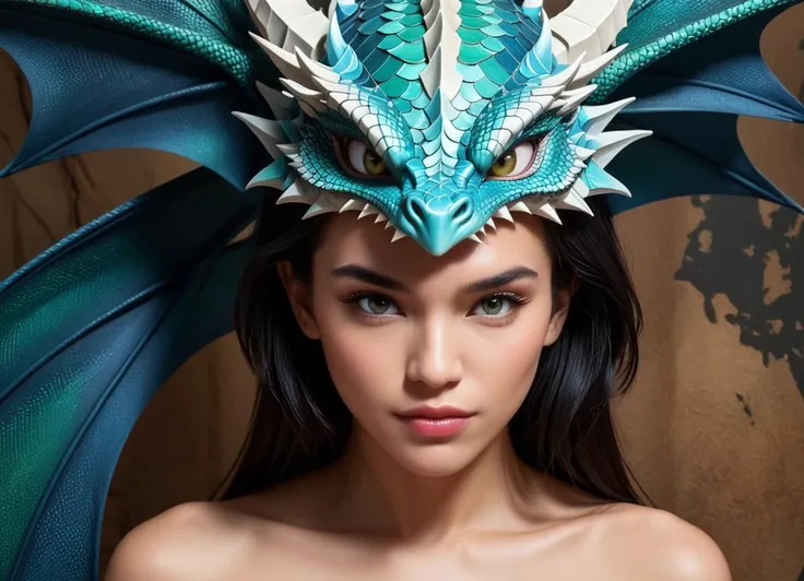 Abstract style A detailed, stylized portrait of a dragon or other mythical creature, with intricate details and dramatic lighting in the style of Tyler Edlin <lora:FF.84.sdvn6Realxl_detailface.lora:1> Post-apocalyptic world with Ajin: Demi Human elements A fragmented, cubist portrait of a woman, inspired by Pablo Picasso's 'Les Demoiselles d'Avignon' . Non-representational, colors and shapes, expression of feelings, imaginative, highly detailed