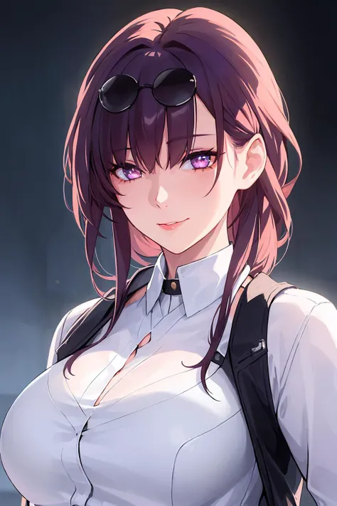 1girl, <lora:Kafka:0.6>, colorful theme, (best quality, high quality, high resolution), realistic, ultra-detailed, highly detailed face features, absurdres, realistic lighting and reflections, highly detailed face features, see through shirt, best photo,high quality illustration