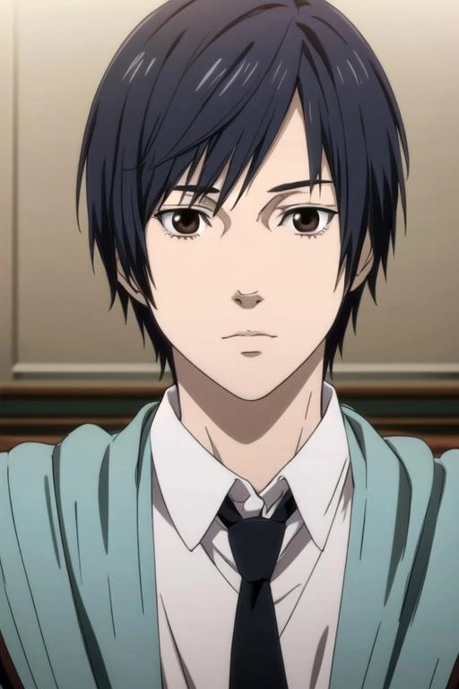masterpiece, best quality, sketch, 1boy, solo, male focus, looking at viewer, , , ligne claire, , <lora:hiro_shishigami:0.76>, hiro_shishigami, black hair, brown eyes